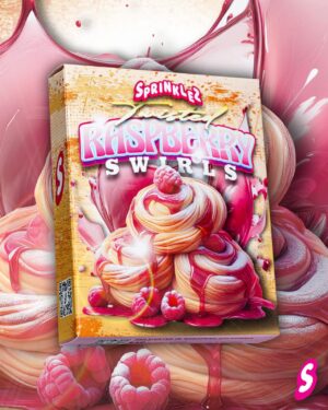 Twisted Raspberry Swirls 🥤🍥