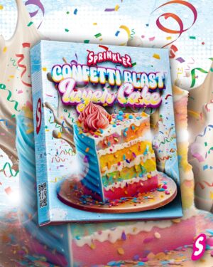 Confetti Blast Layer Cake 🍰🎨
